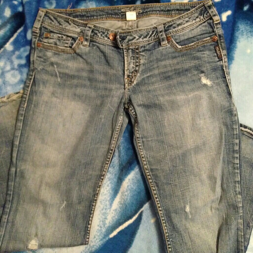 Silver jeans